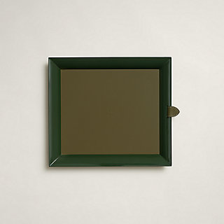 Atrium tray, small model - Green | Hermès USA